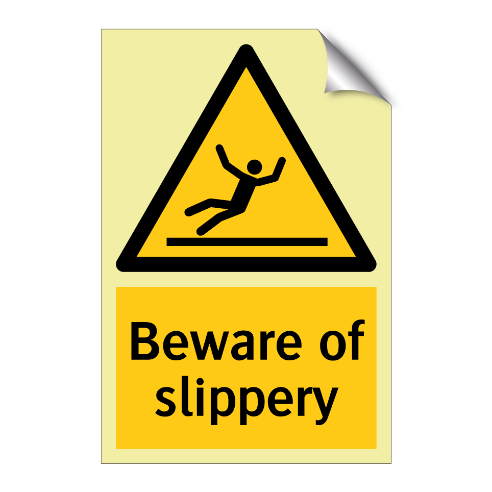 Beware of slippery