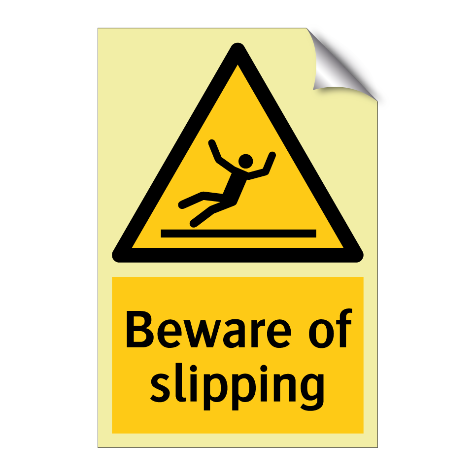 Beware of slipping