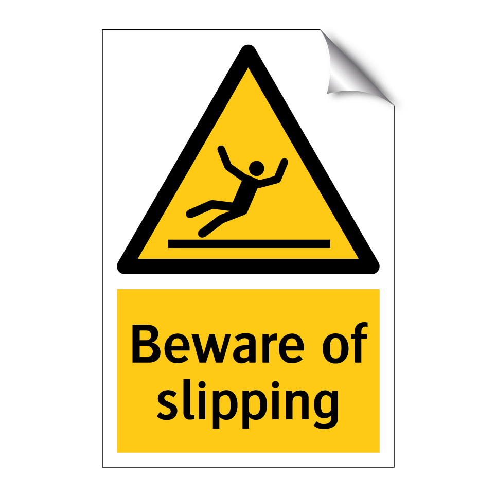 Beware of slipping