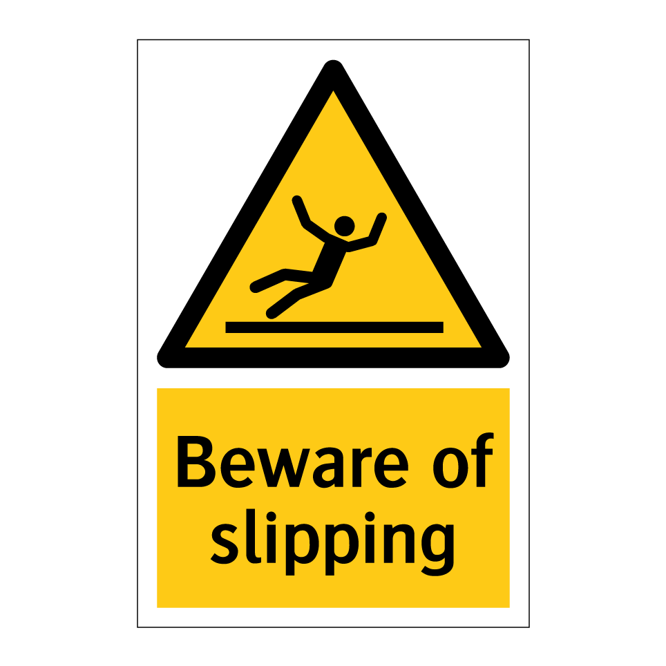 Beware of slipping