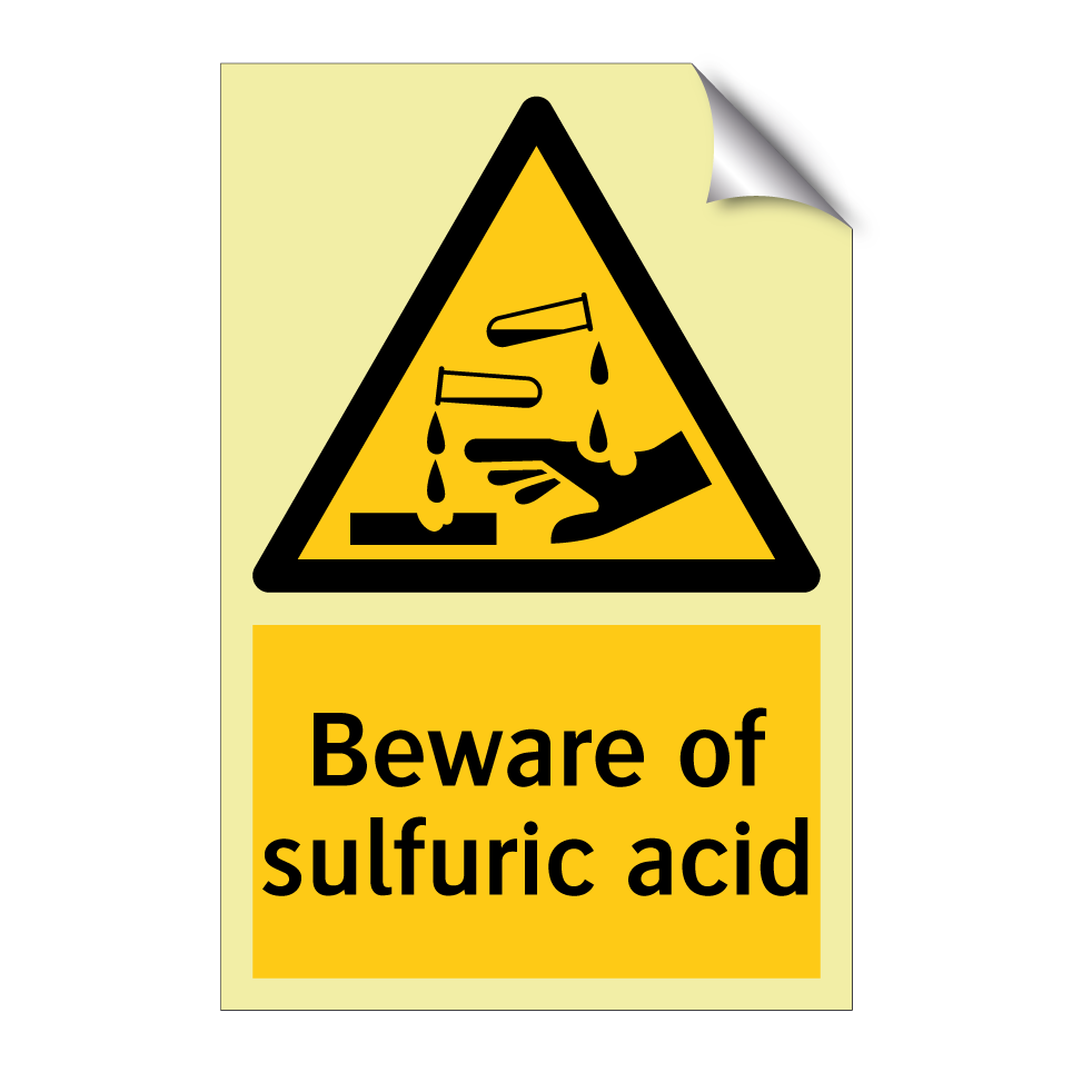 Beware of sulfuric acid