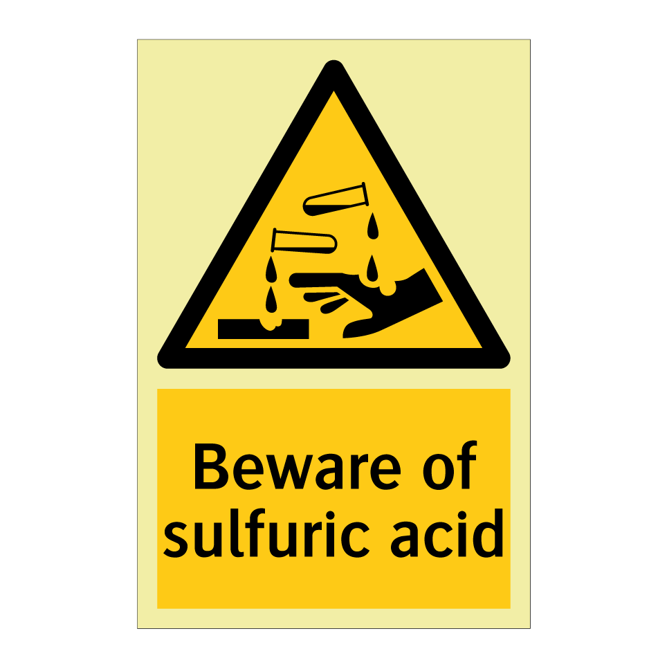 Beware of sulfuric acid