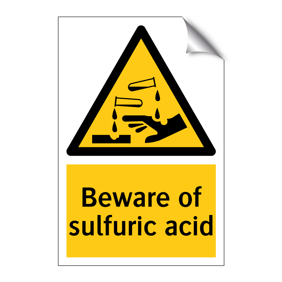 Beware of sulfuric acid