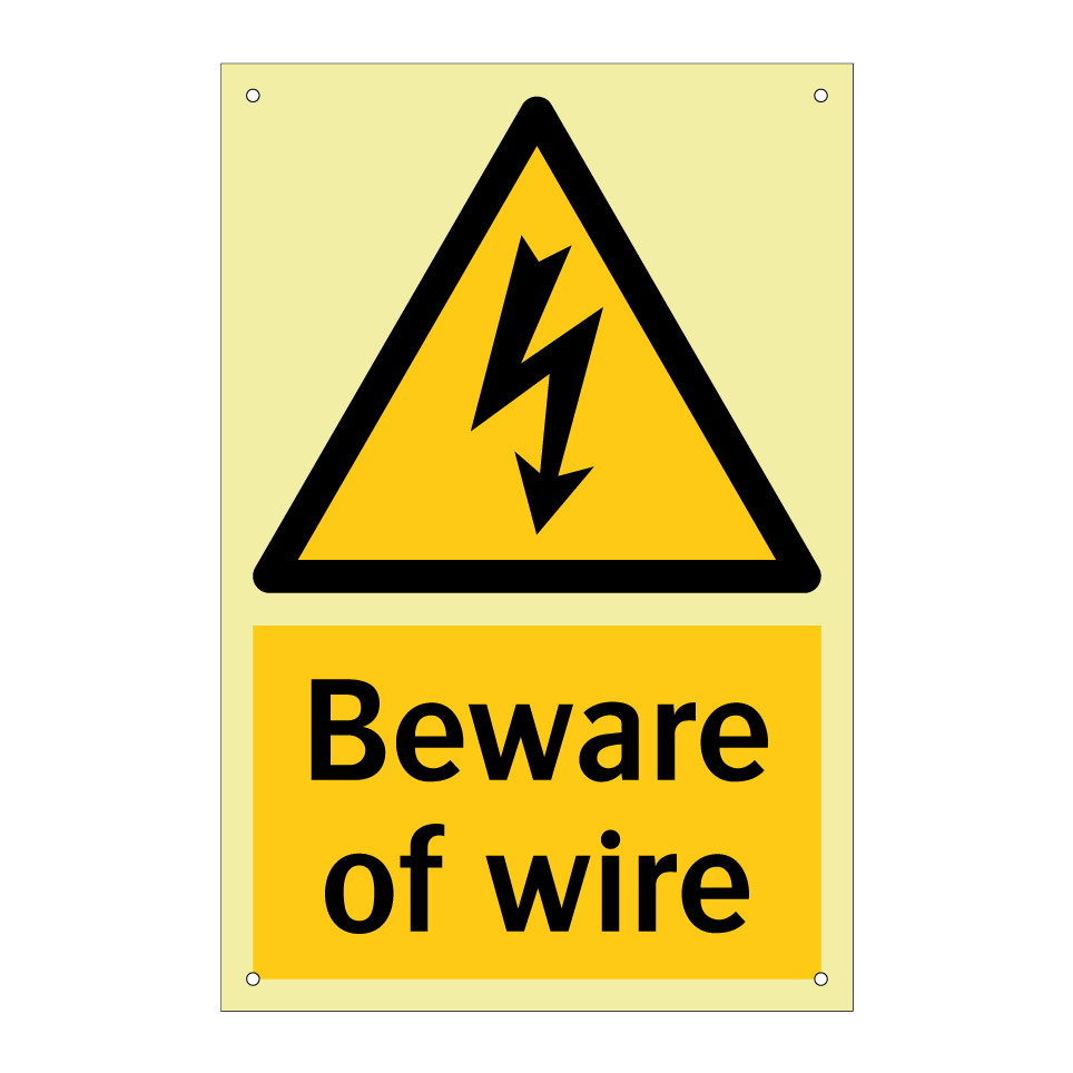 Beware of wire