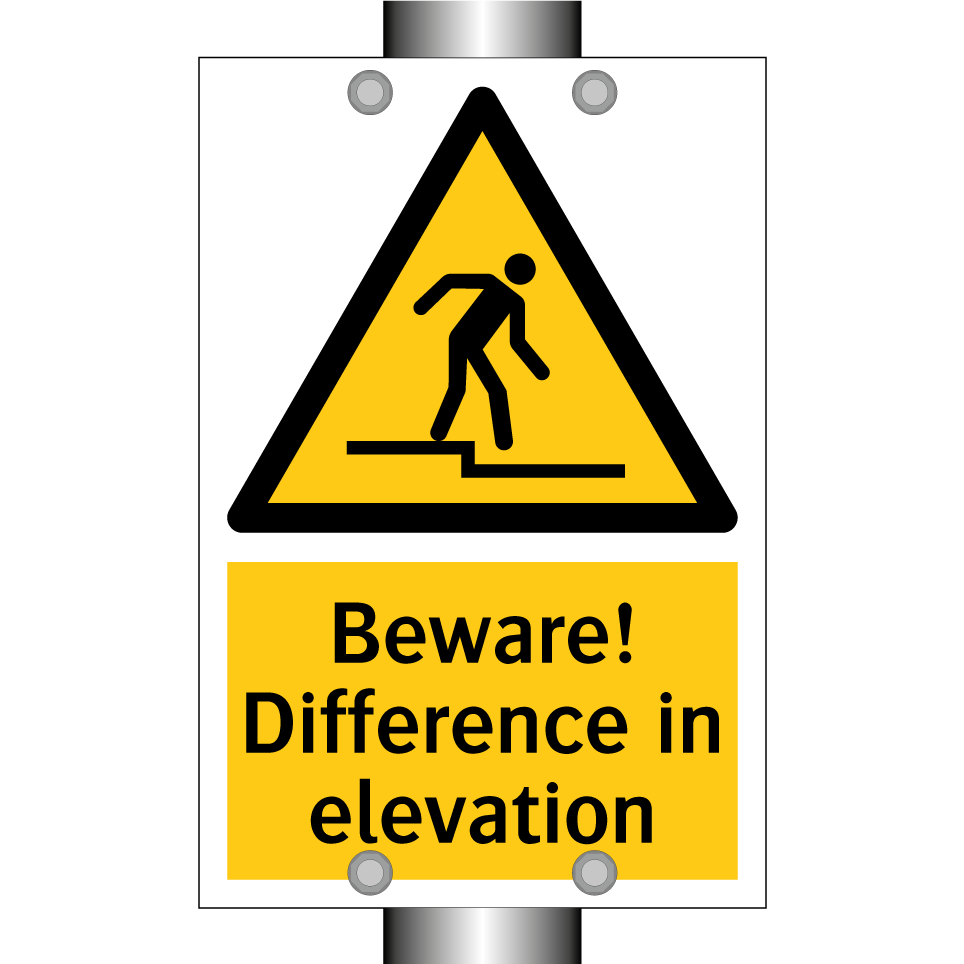 Beware! Difference in elevation