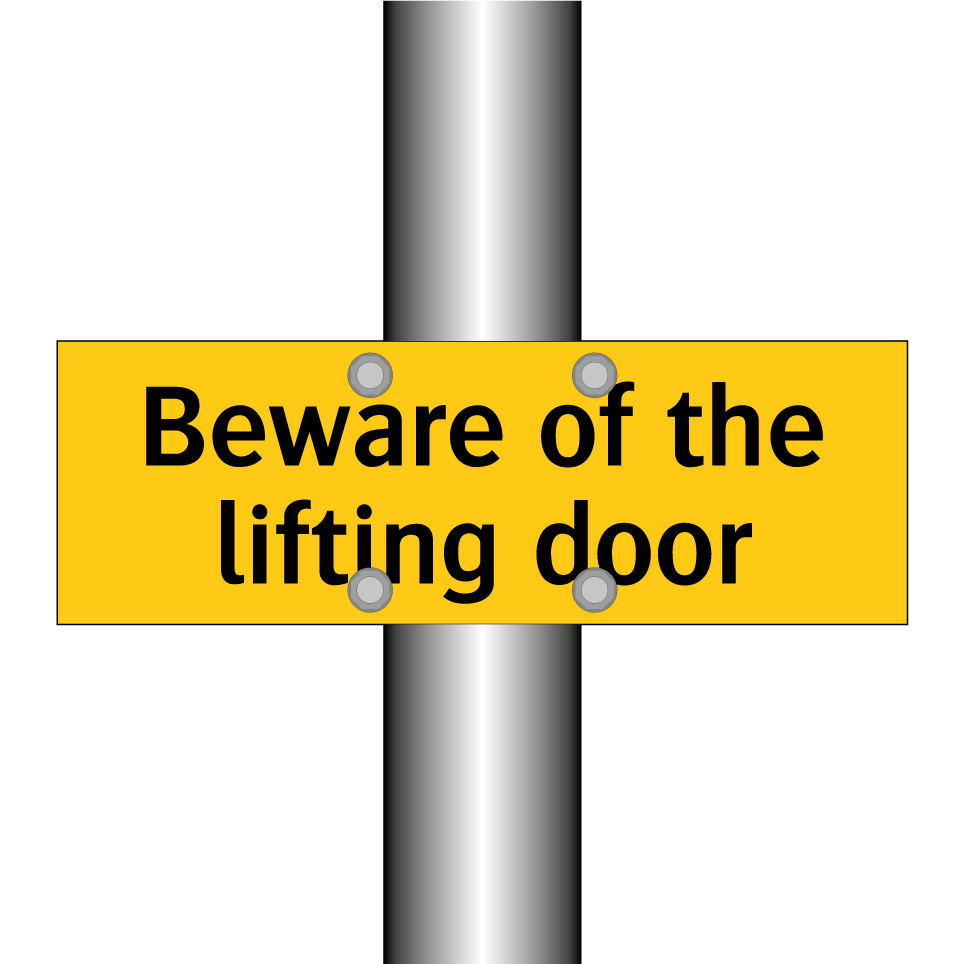 Beware of the lifting door