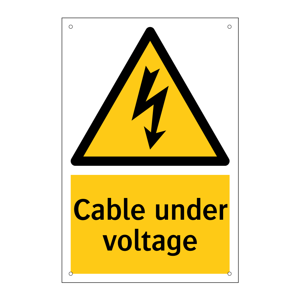 Cable under voltage