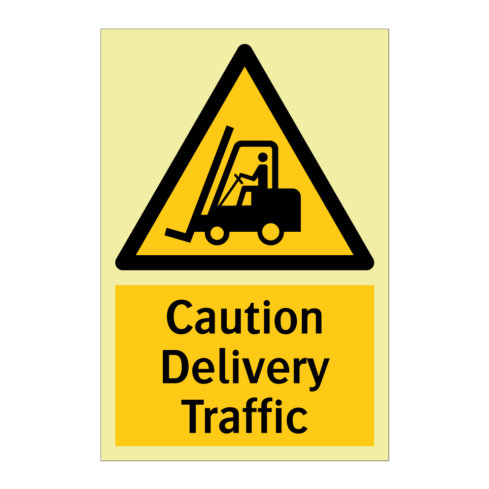 Caution Delivery Traffic