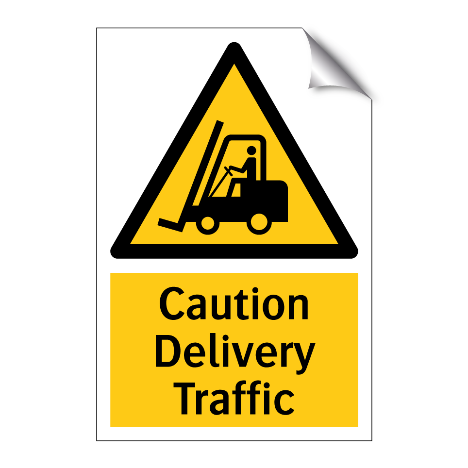 Caution Delivery Traffic