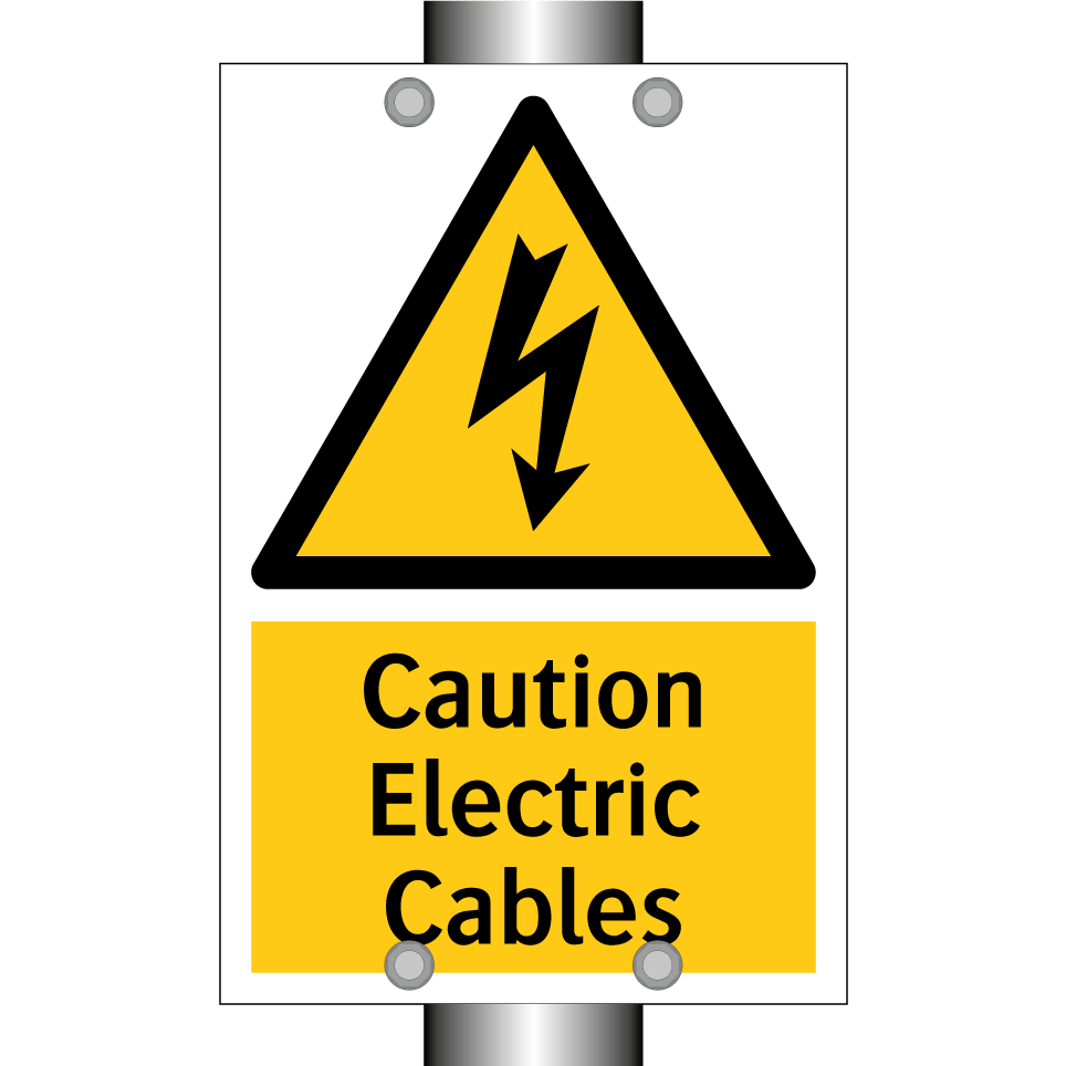 Caution Electric Cables