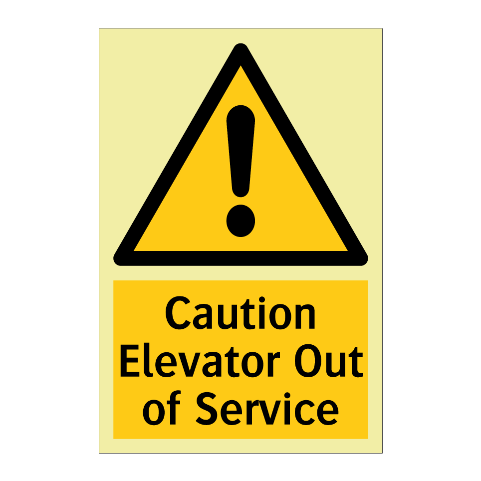 Caution Elevator Out of Service