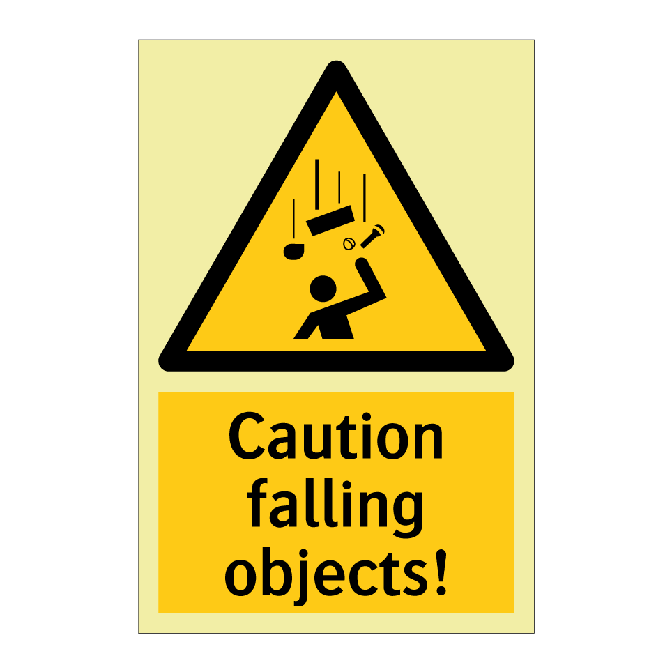 Caution falling objects!