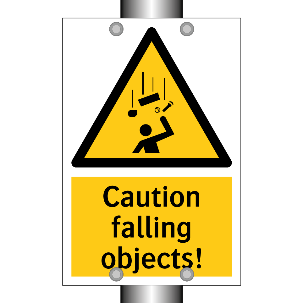 Caution falling objects!