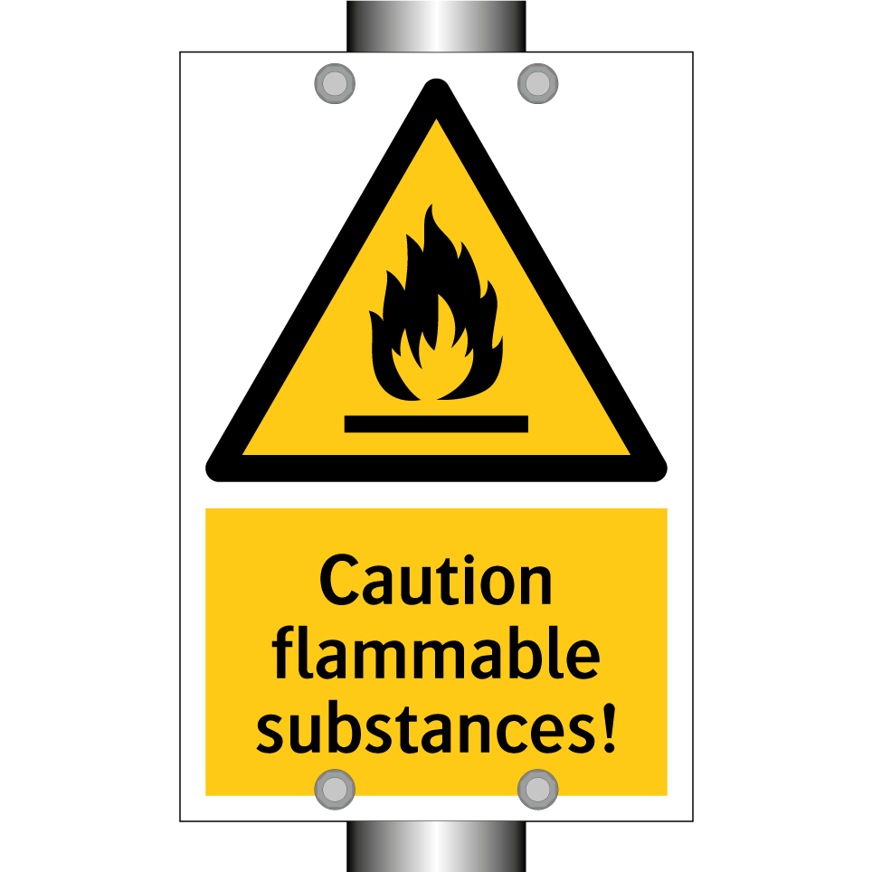 Caution flammable substances!