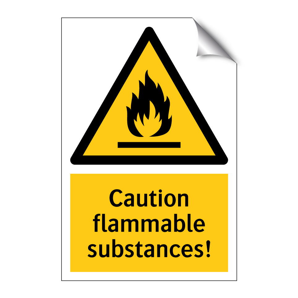 Caution flammable substances!