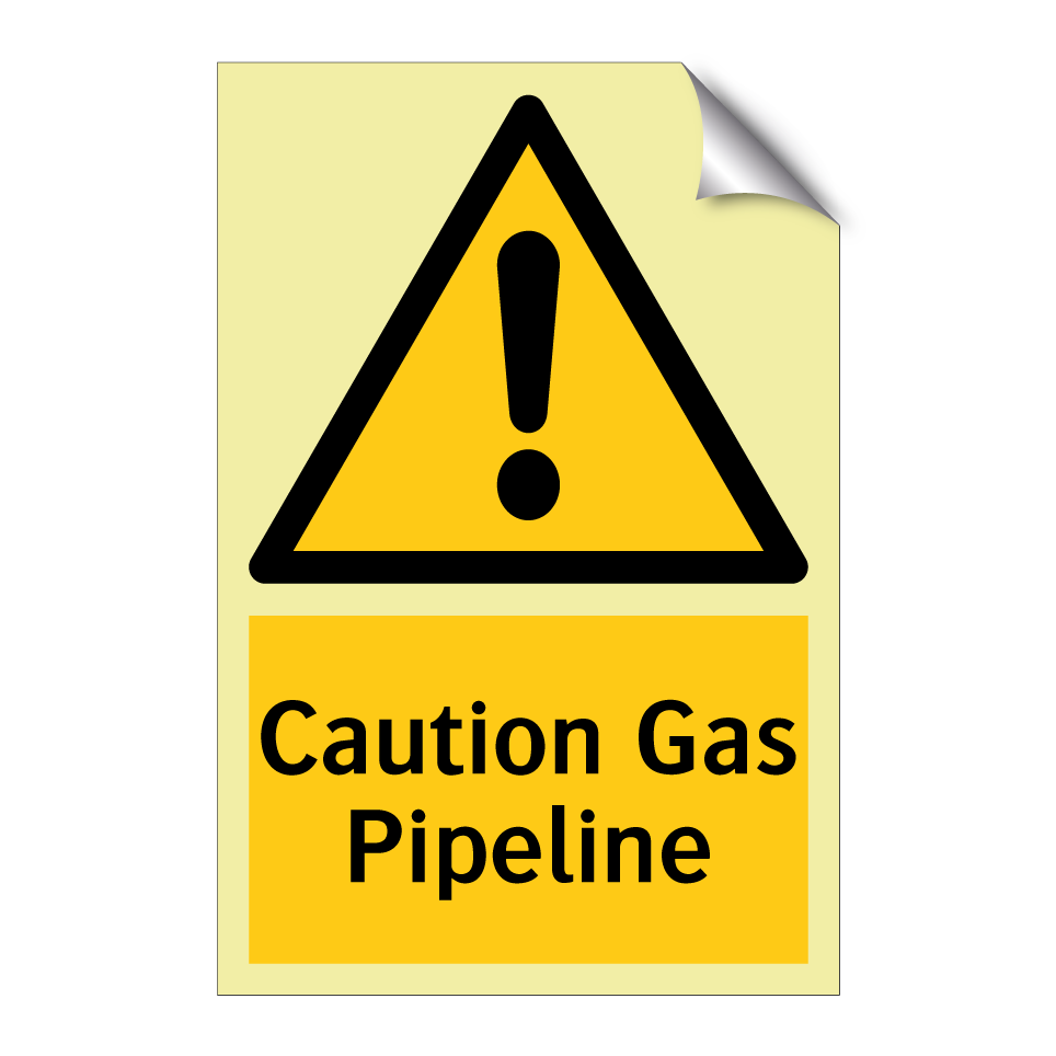 Caution Gas Pipeline