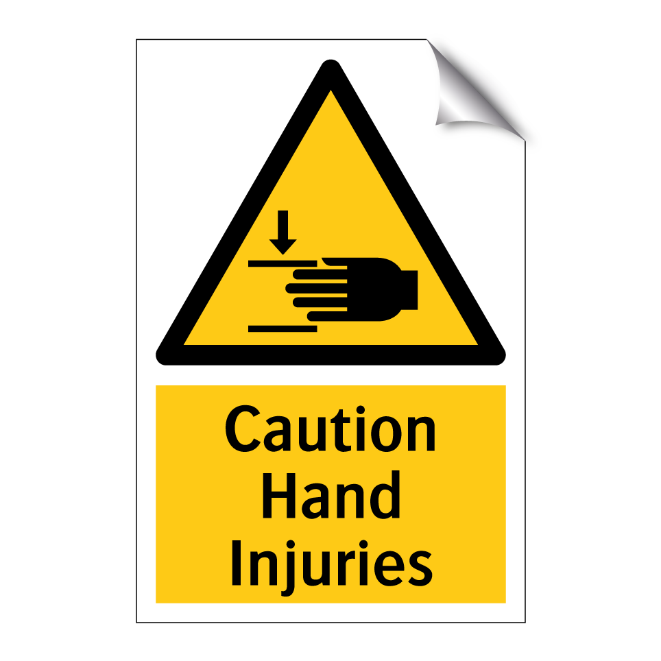 Caution Hand Injuries