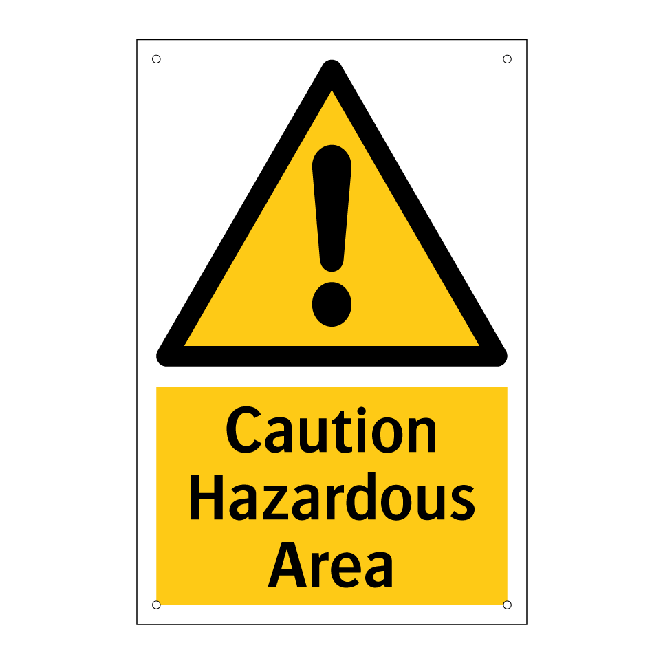 Caution Hazardous Area