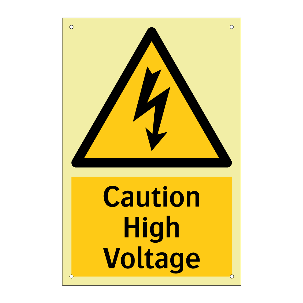 Caution High Voltage