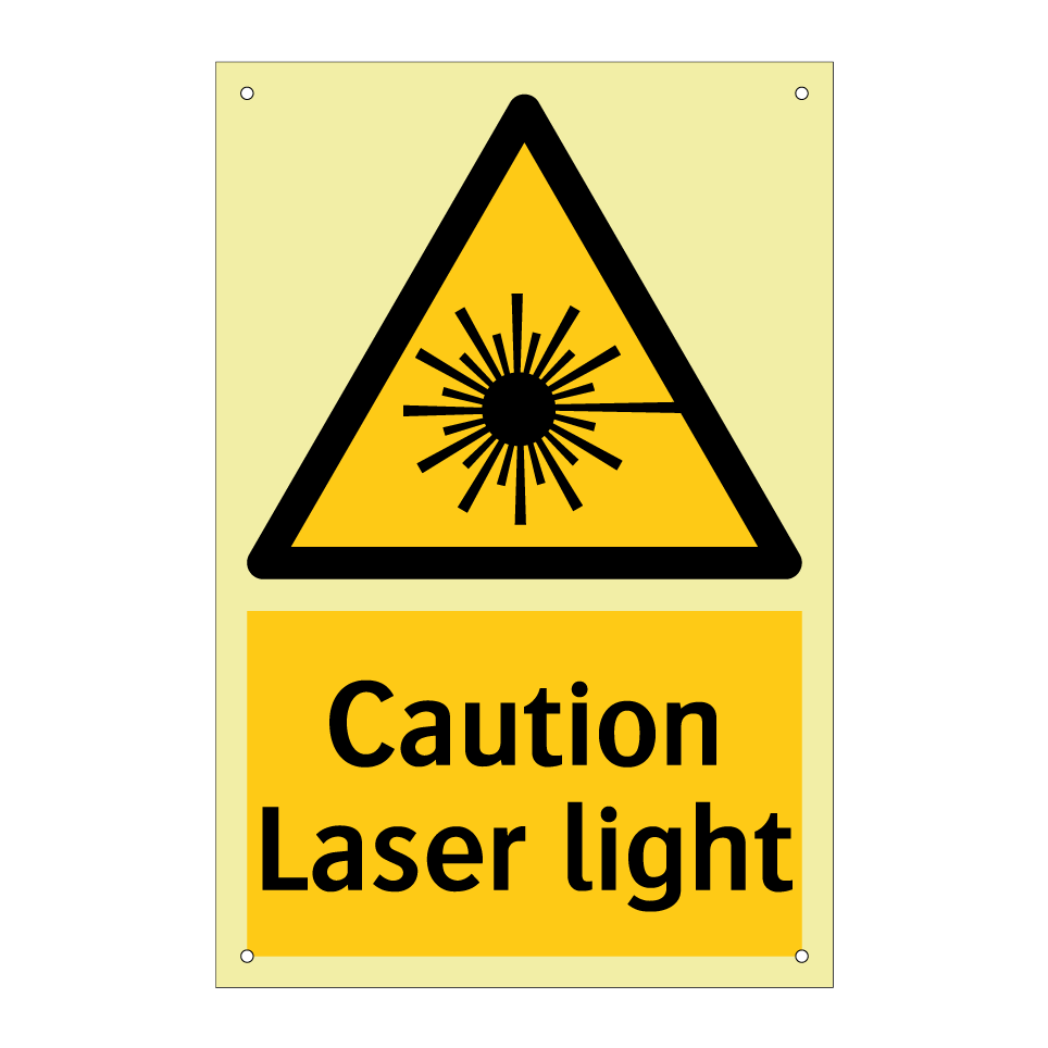 Caution Laser light