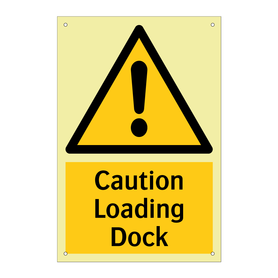 Caution Loading Dock