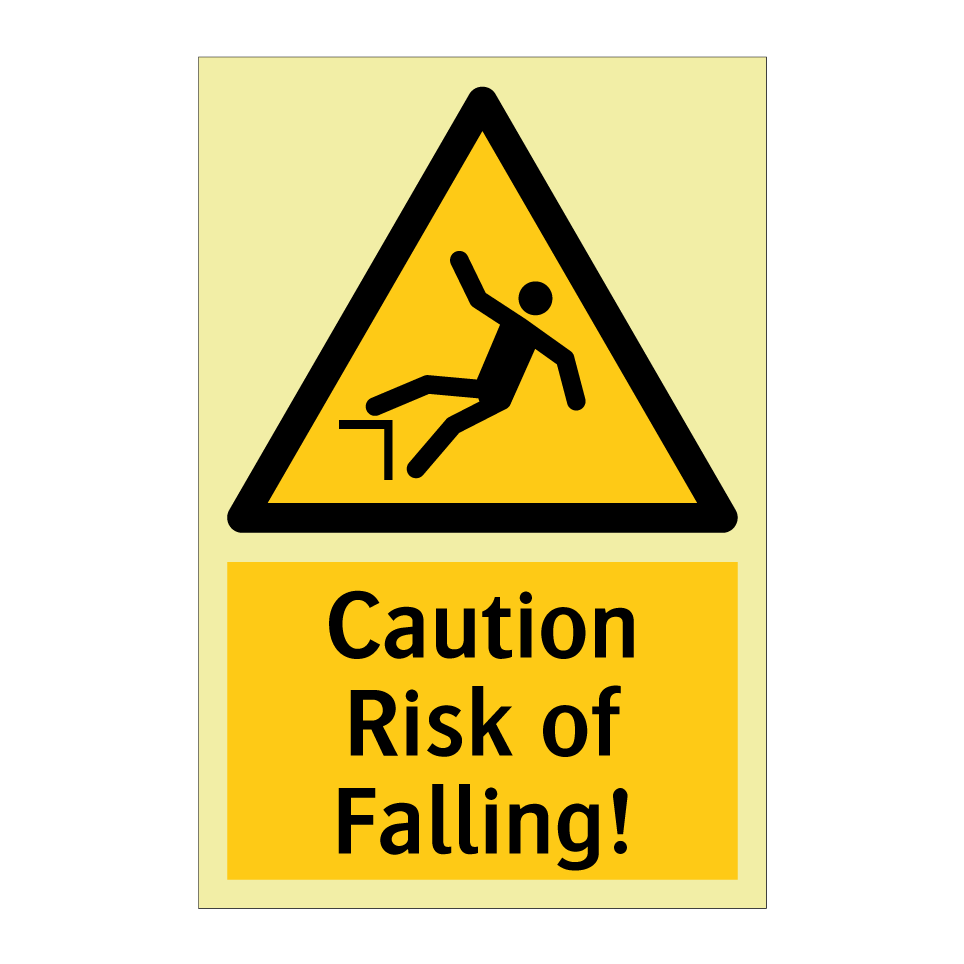 Caution Risk of Falling!