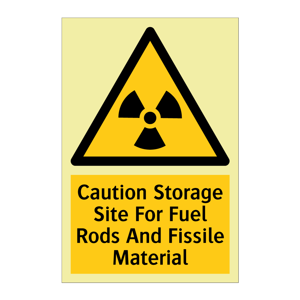 Caution Storage Site For Fuel Rods And Fissile Material