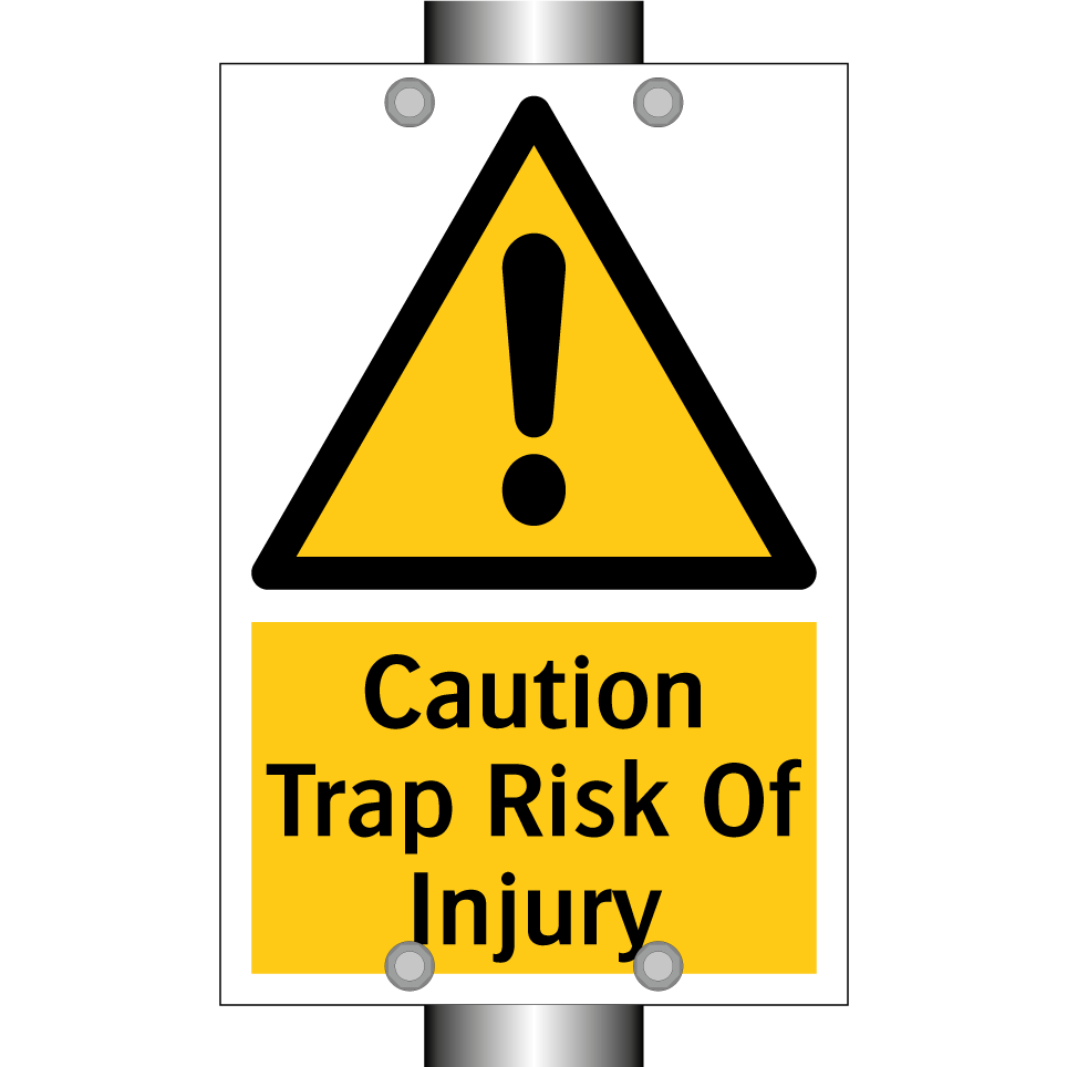 Caution Trap Risk Of Injury