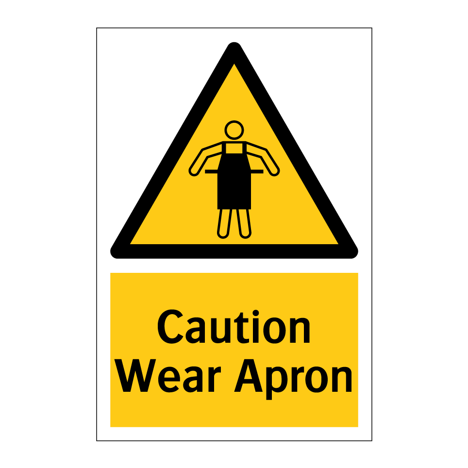 Caution Wear Apron