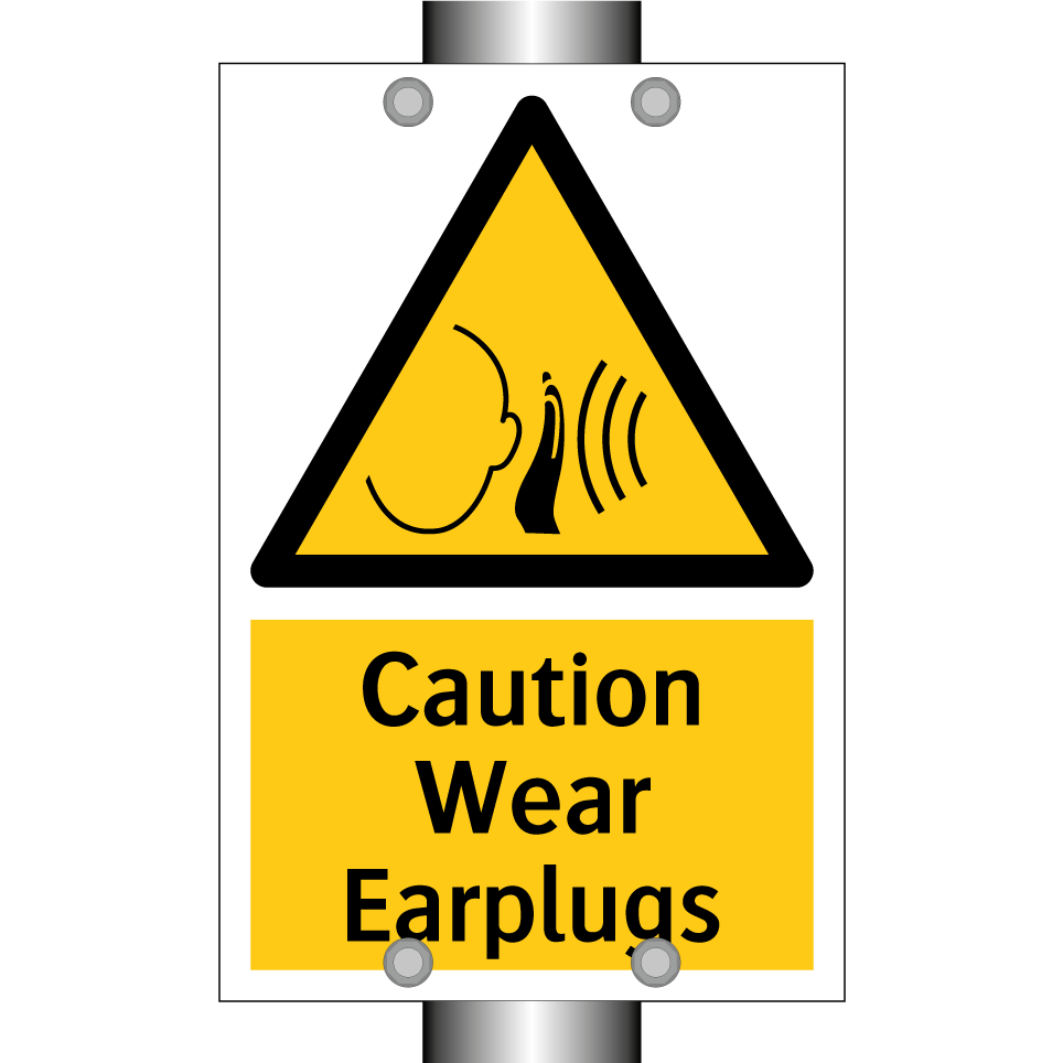 Caution Wear Earplugs
