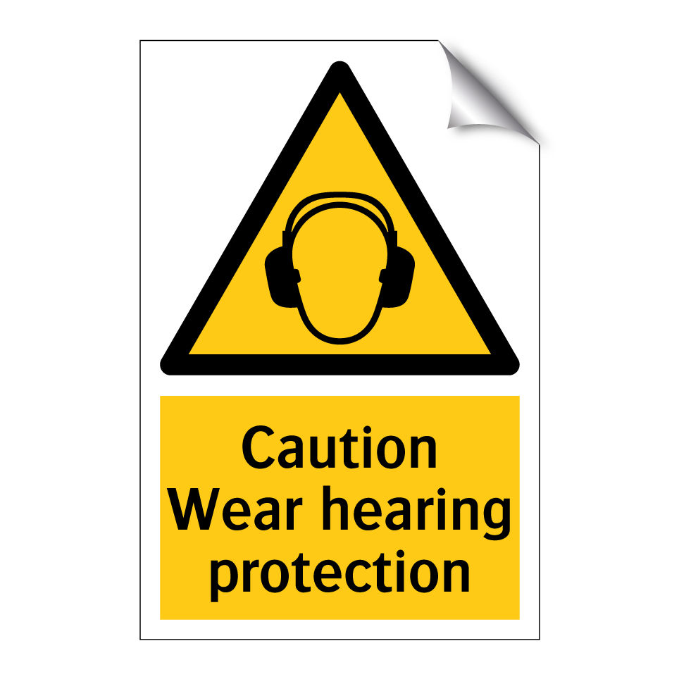 Caution Wear hearing protection