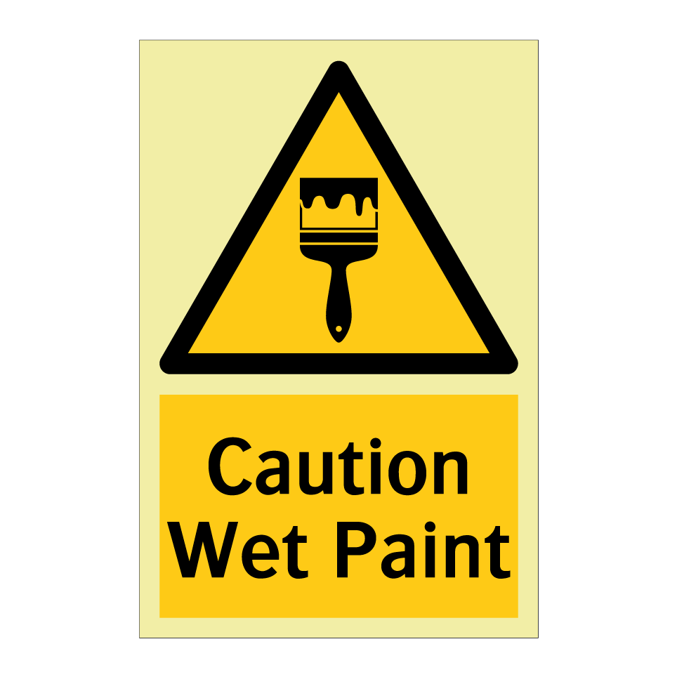 Caution Wet Paint