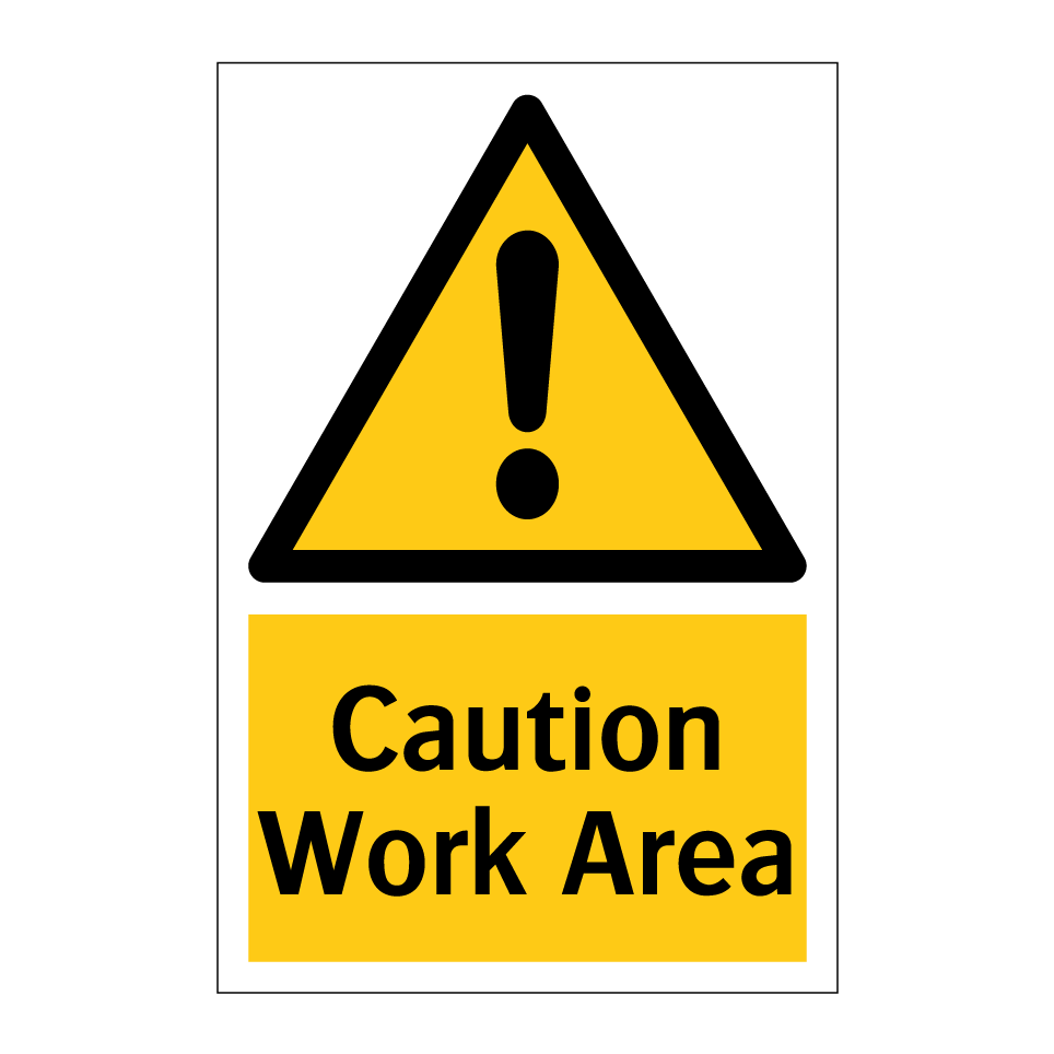 Caution Work Area