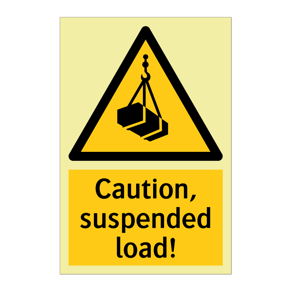 Caution, suspended load!