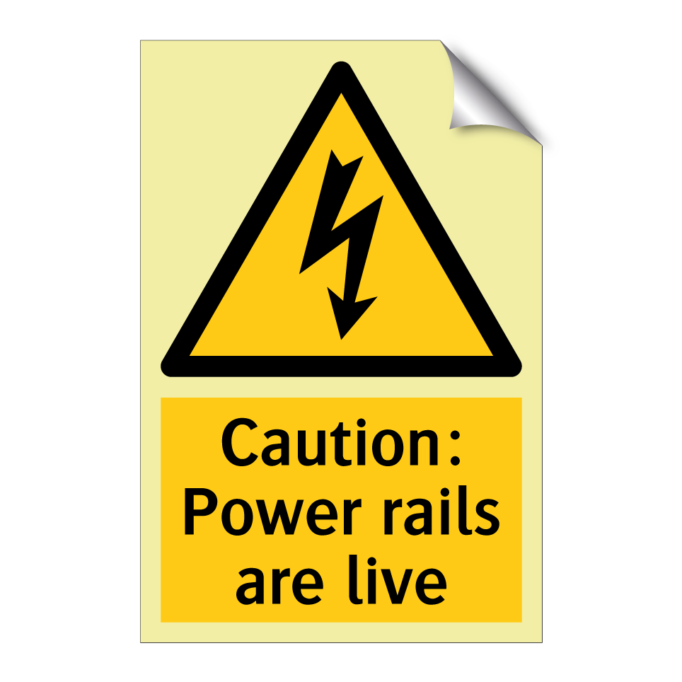 Caution: Power rails are live