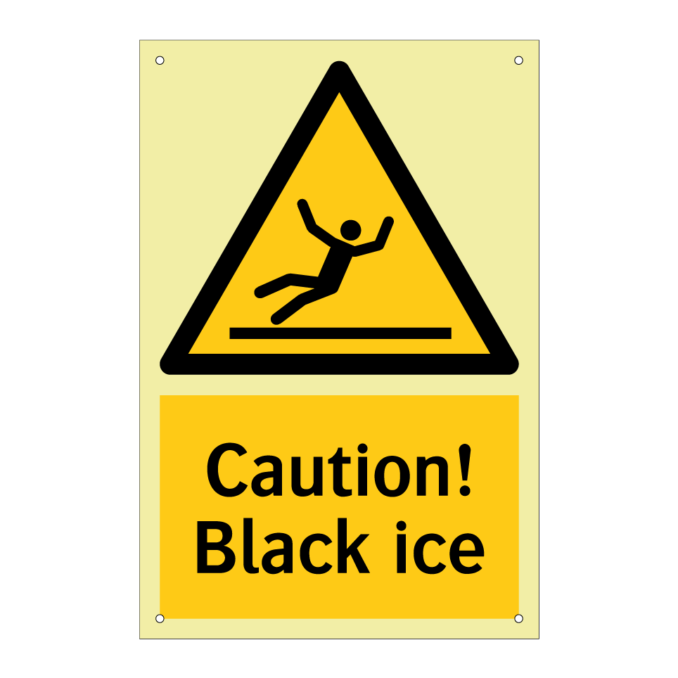 Caution! Black ice
