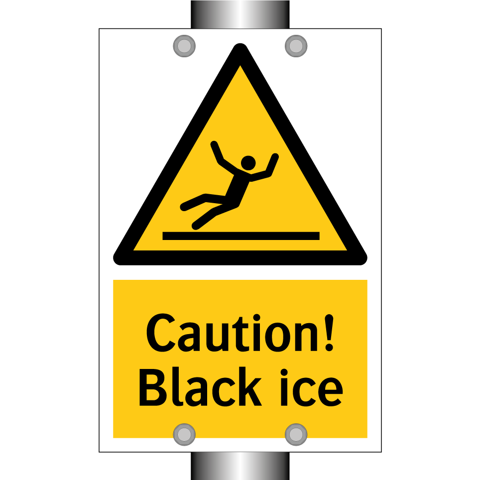Caution! Black ice