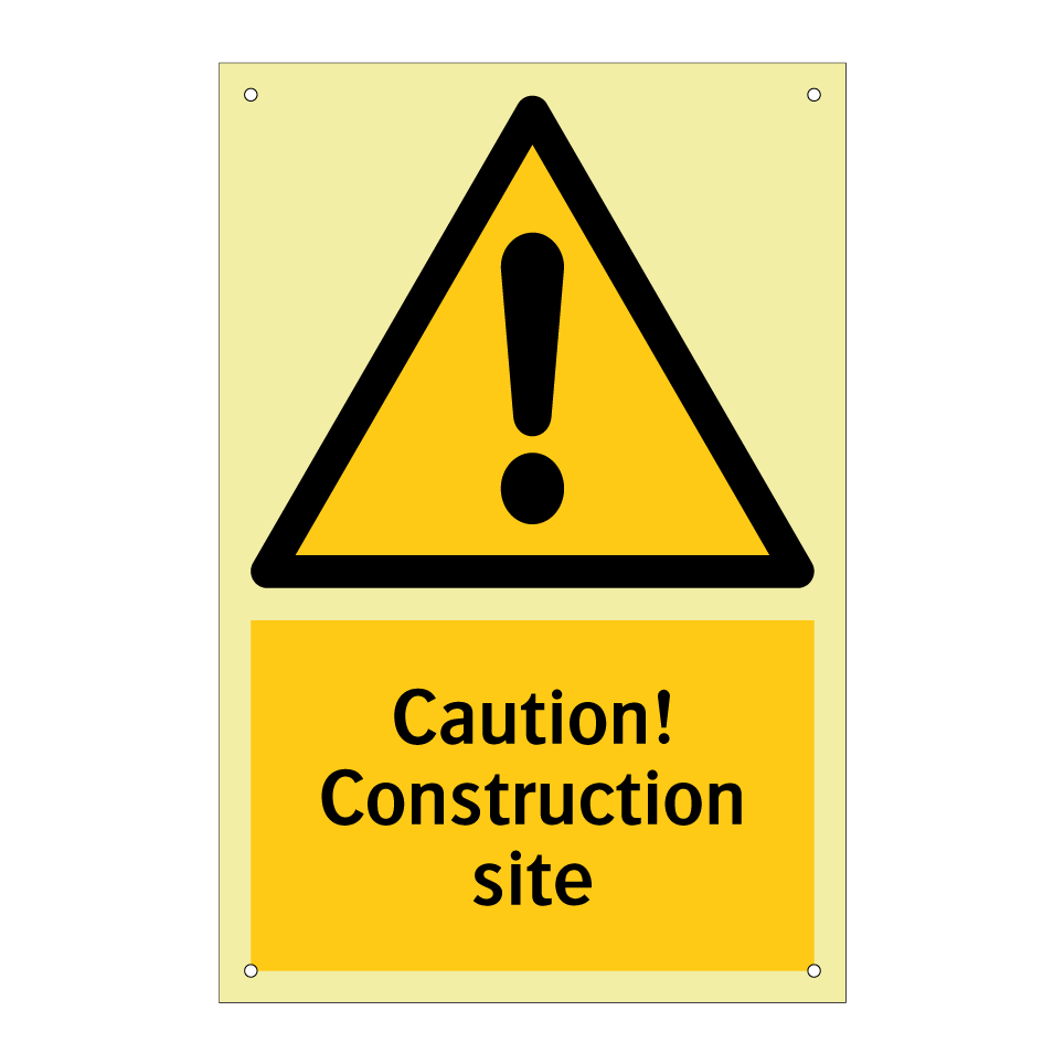 Caution! Construction site