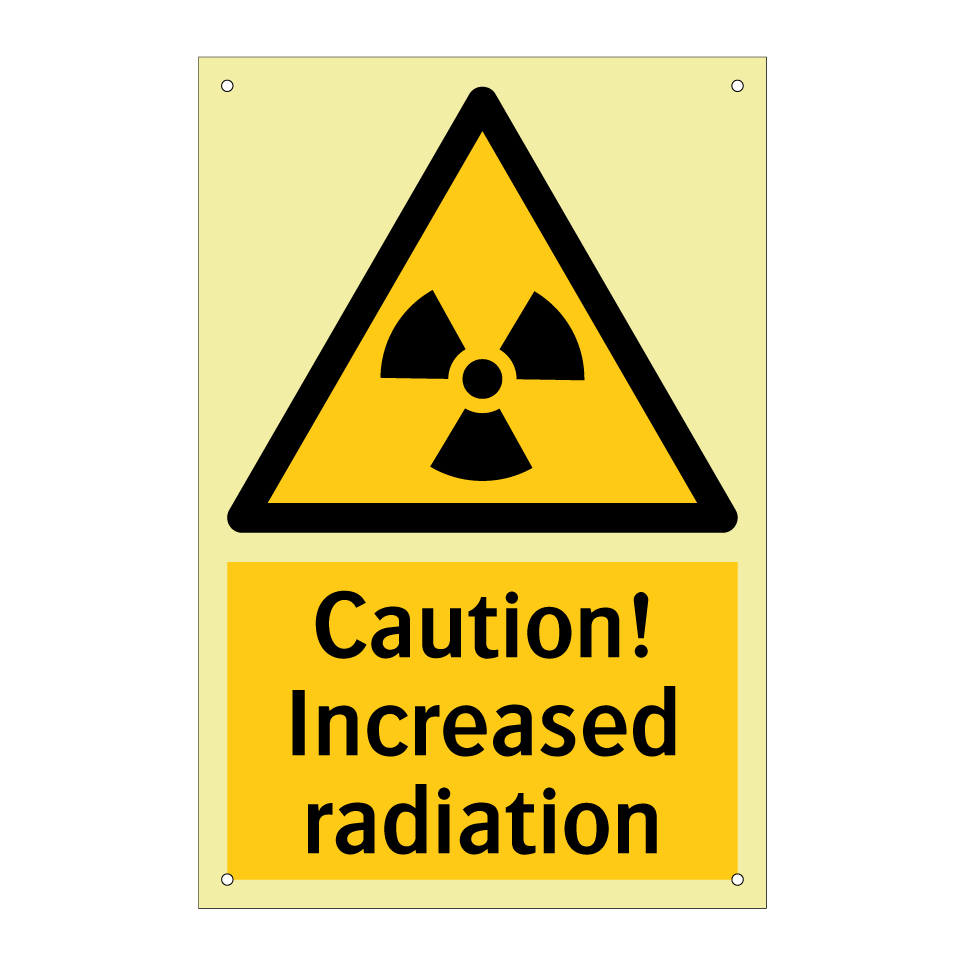 Caution! Increased radiation