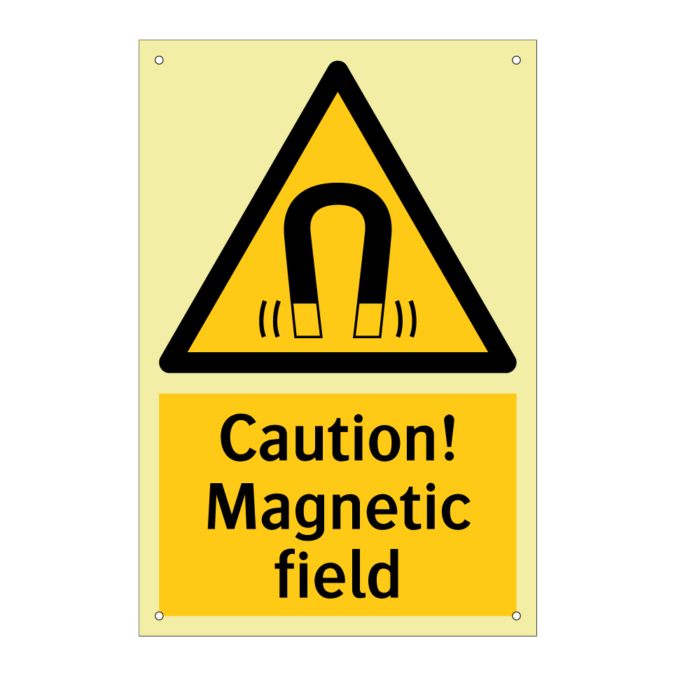 Caution! Magnetic field