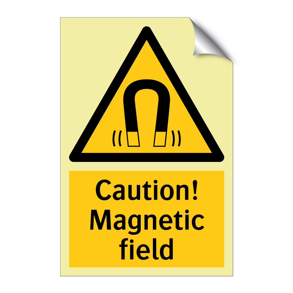 Caution! Magnetic field