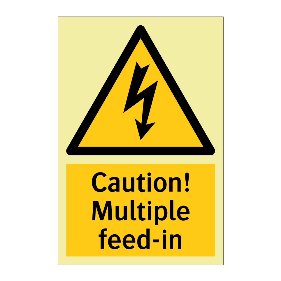 Caution! Multiple feed-in