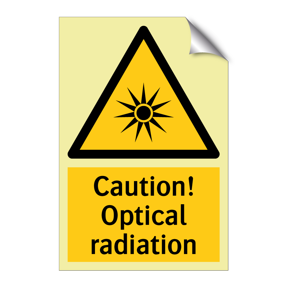 Caution! Optical radiation