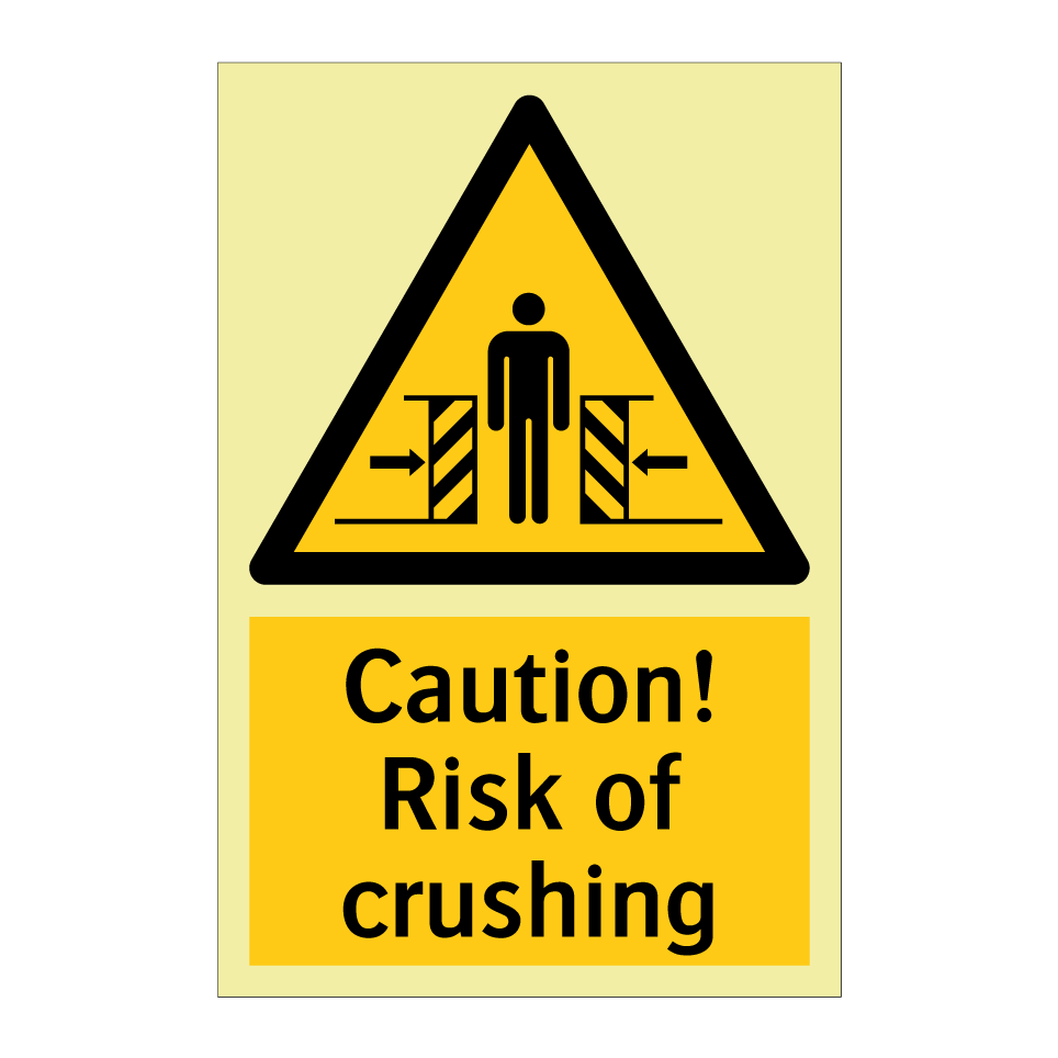Caution! Risk of crushing