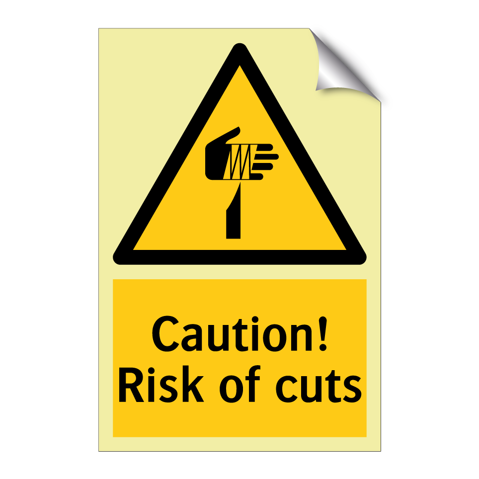 Caution! Risk of cuts