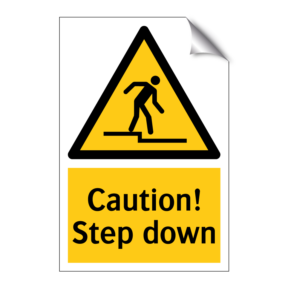 Caution! Step down