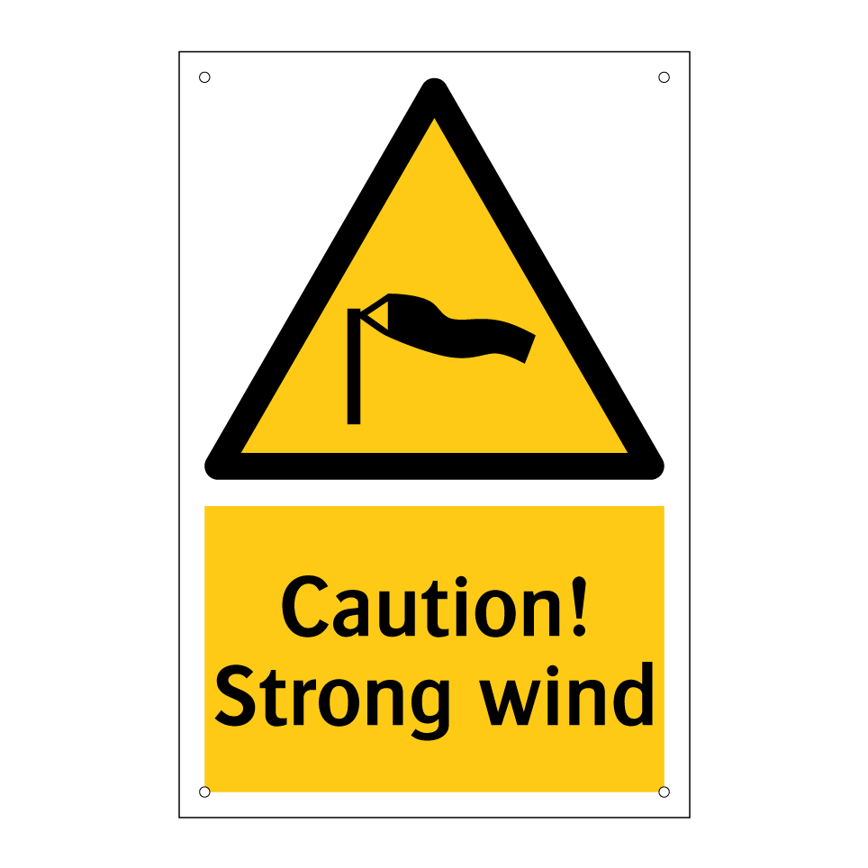 Caution! Strong wind