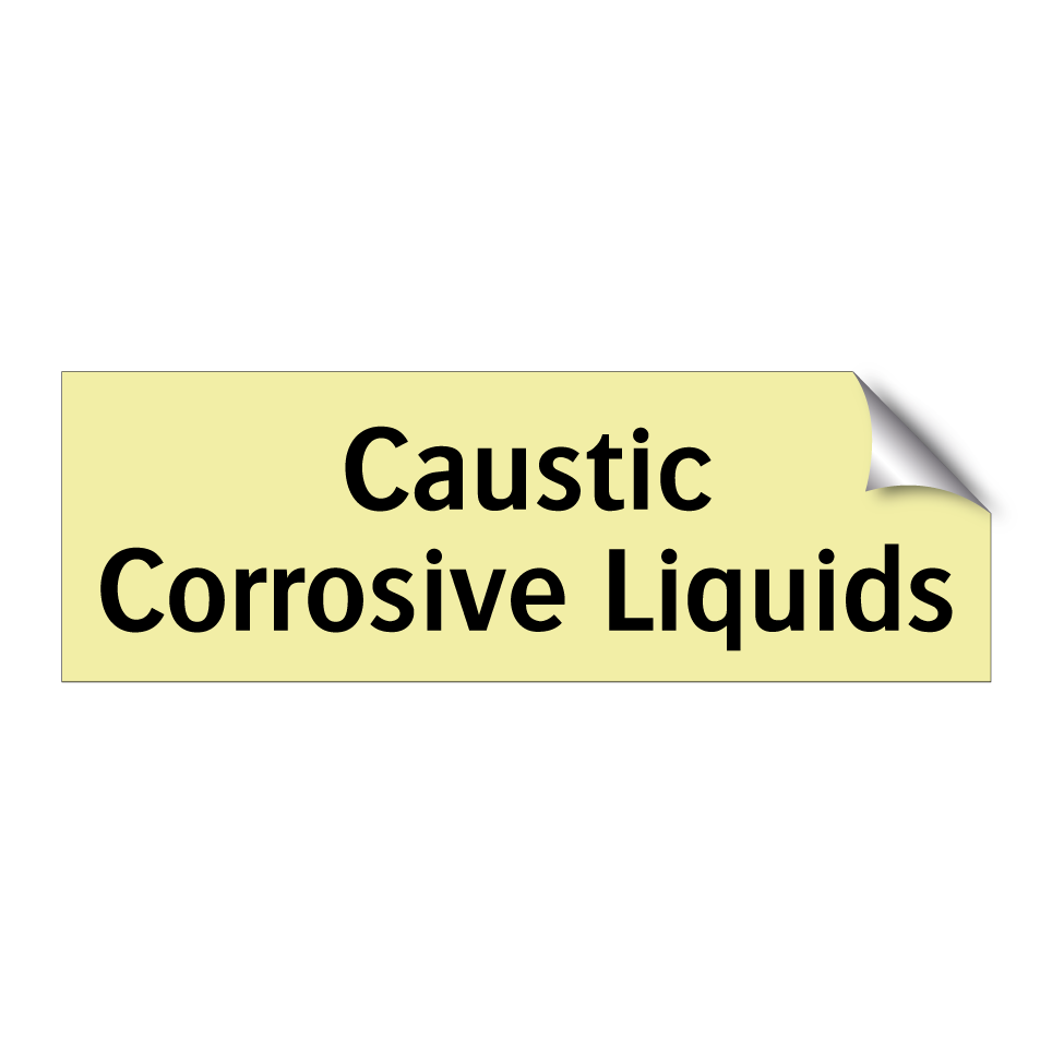 Caustic Corrosive Liquids