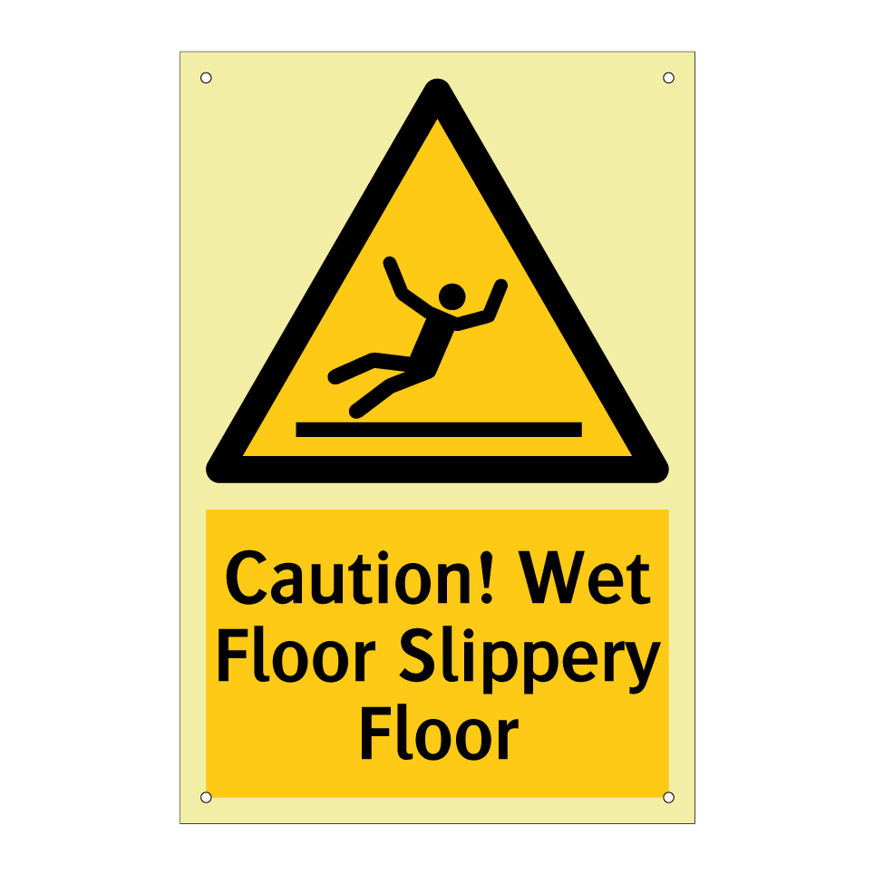 Caution! Wet Floor Slippery Floor