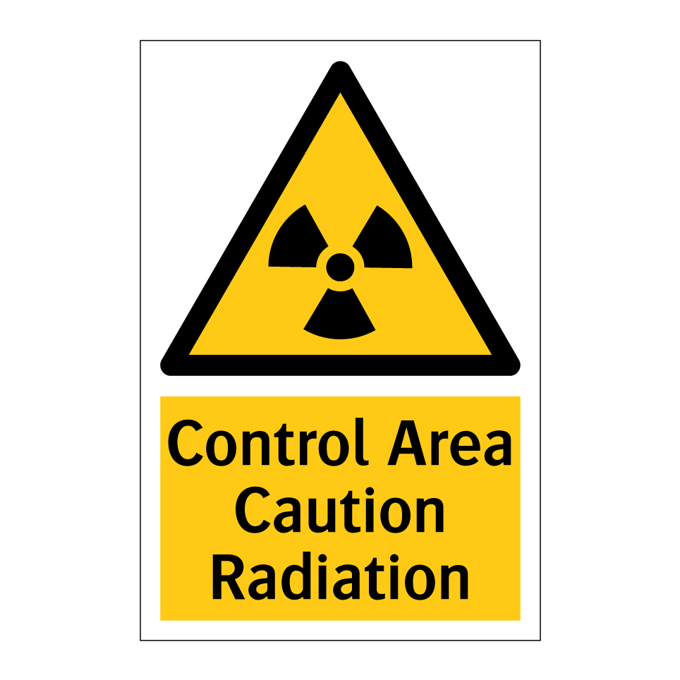 Control Area Caution Radiation